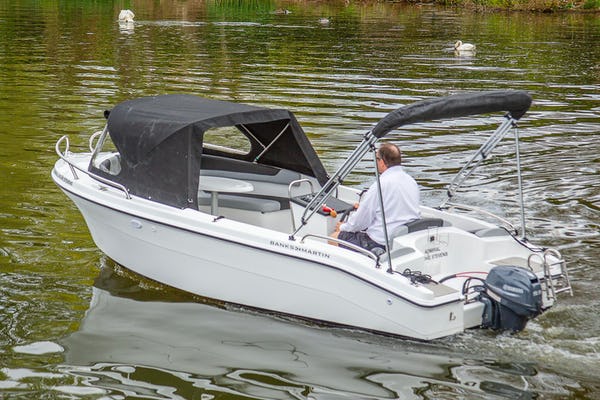 Banks Martin Henley 5 on show at Horning Boat Show